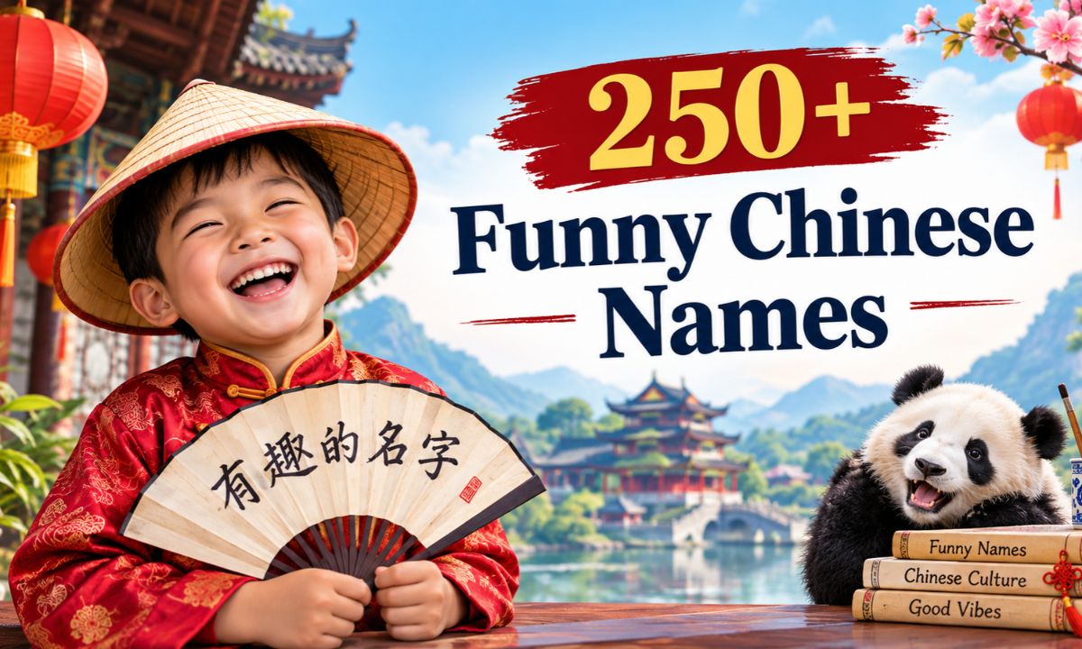 250+ Funny Chinese Names