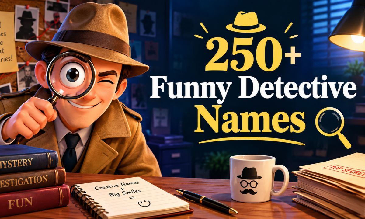 250+ Funny Detective Names