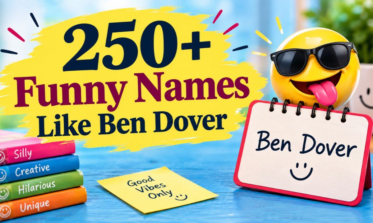 250+ Funny Names Like Ben Dover