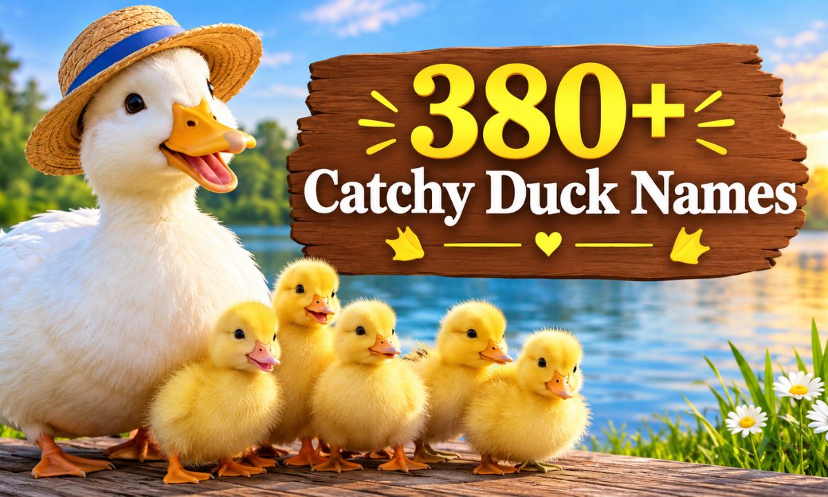 380+ Catchy Duck Names