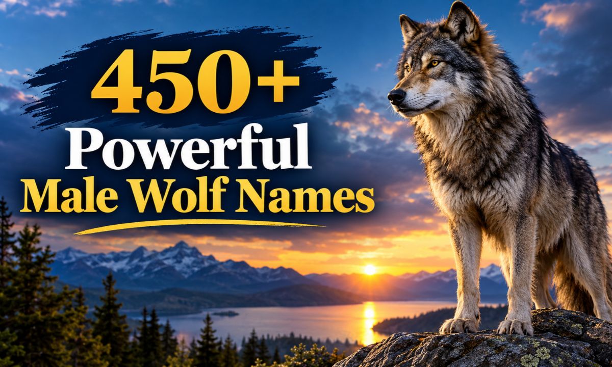 450+ Powerful Male Wolf Names