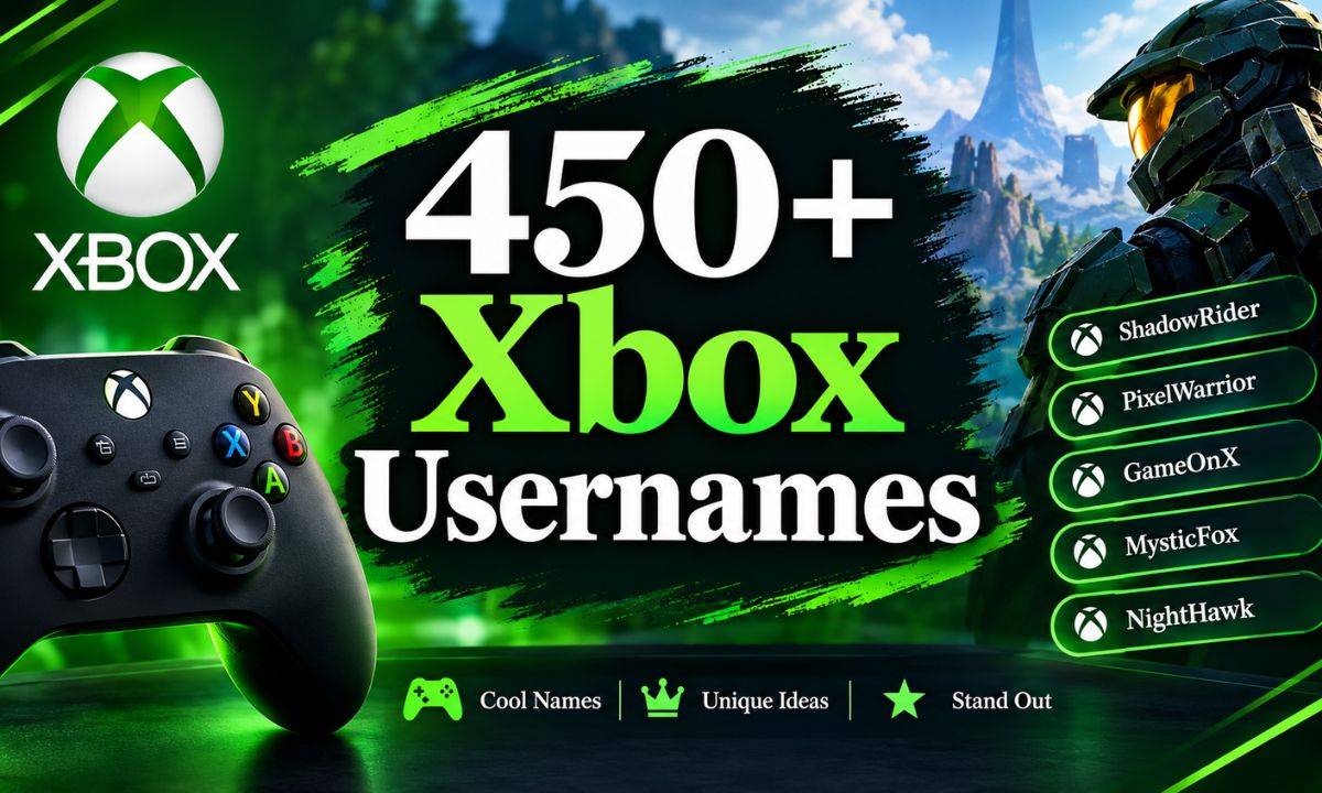 450+ Xbox Usernames