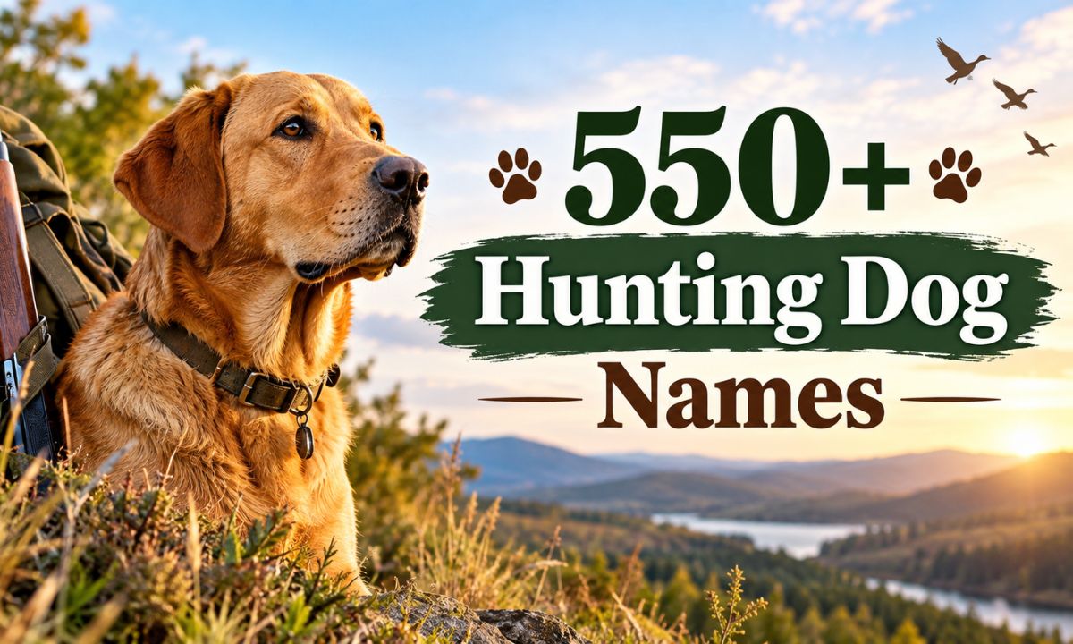 550+ Hunting Dog Names