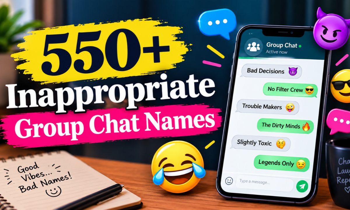 550+ Inappropriate Group Chat Names