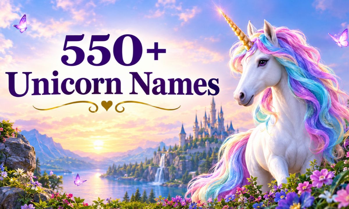 550+ Unicorn Names