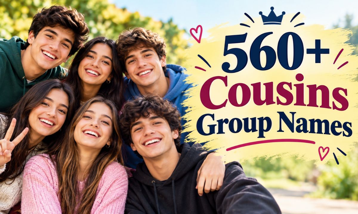 560+ Cousins Group Names