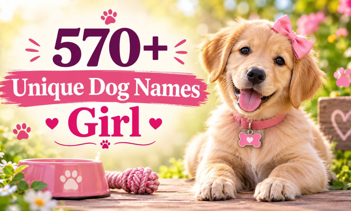 570+ Unique Dog Names Girl