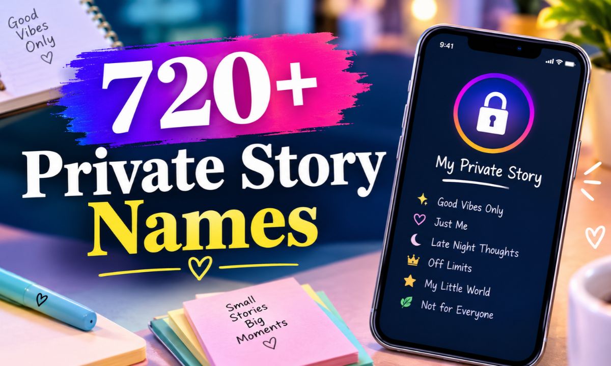 720+ Private Story Names