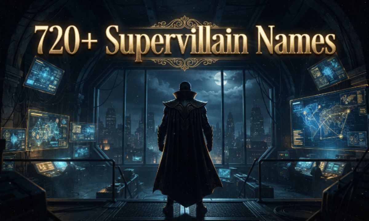 720+ Supervillain Names