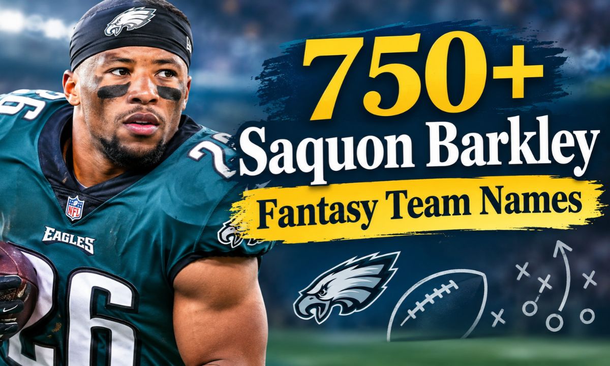 750+ Saquon Barkley Fantasy Team Names