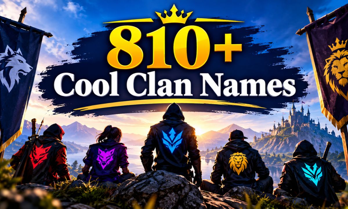810+ Cool Clan Names