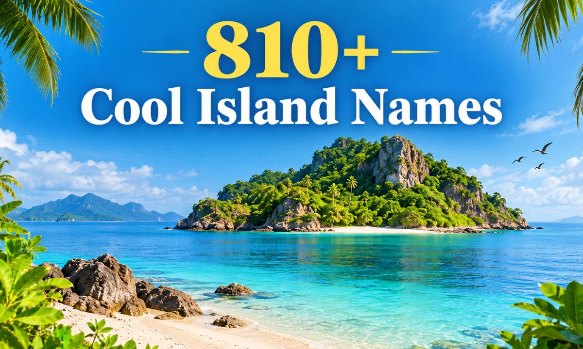 810+ Cool Island Names