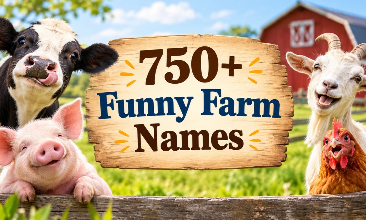 750+ Funny Farm Names