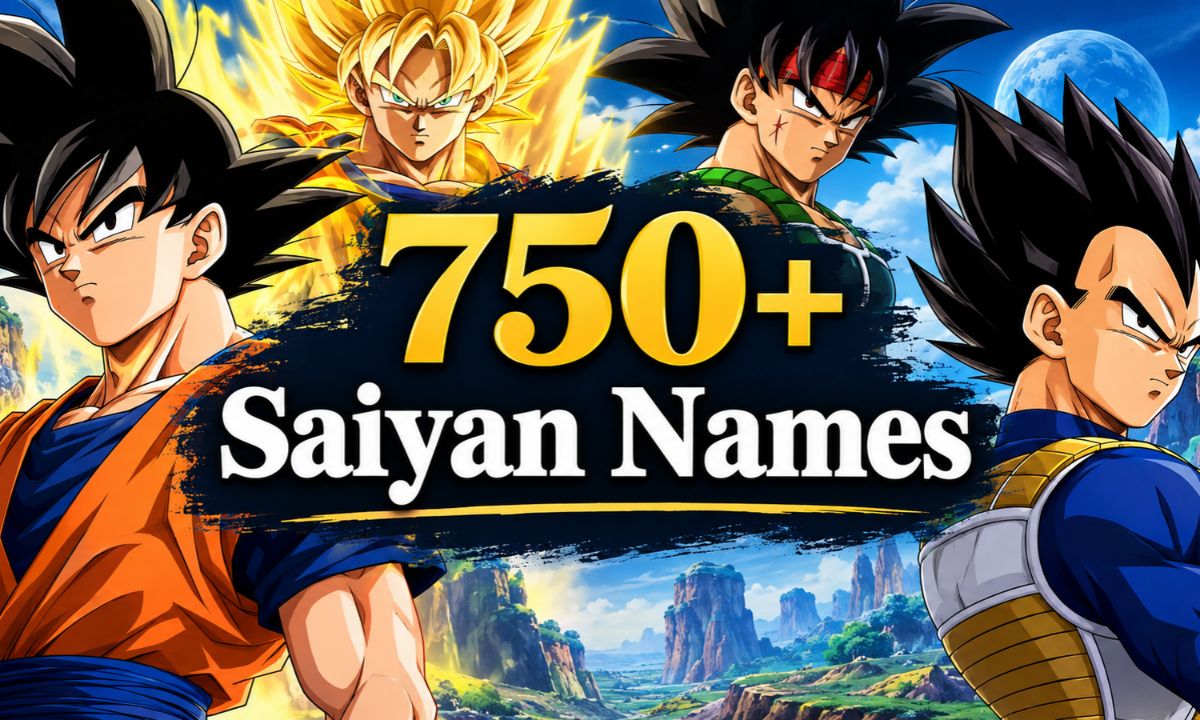Saiyan Names
